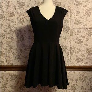 BAR III Black Fit and Flare Skater Dress